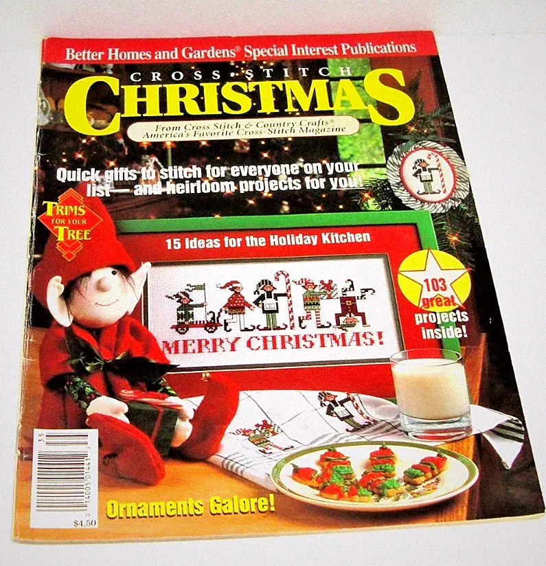 Better Homes and Gardens Special Interest Cross Stitch Christmas Magazine - 1993