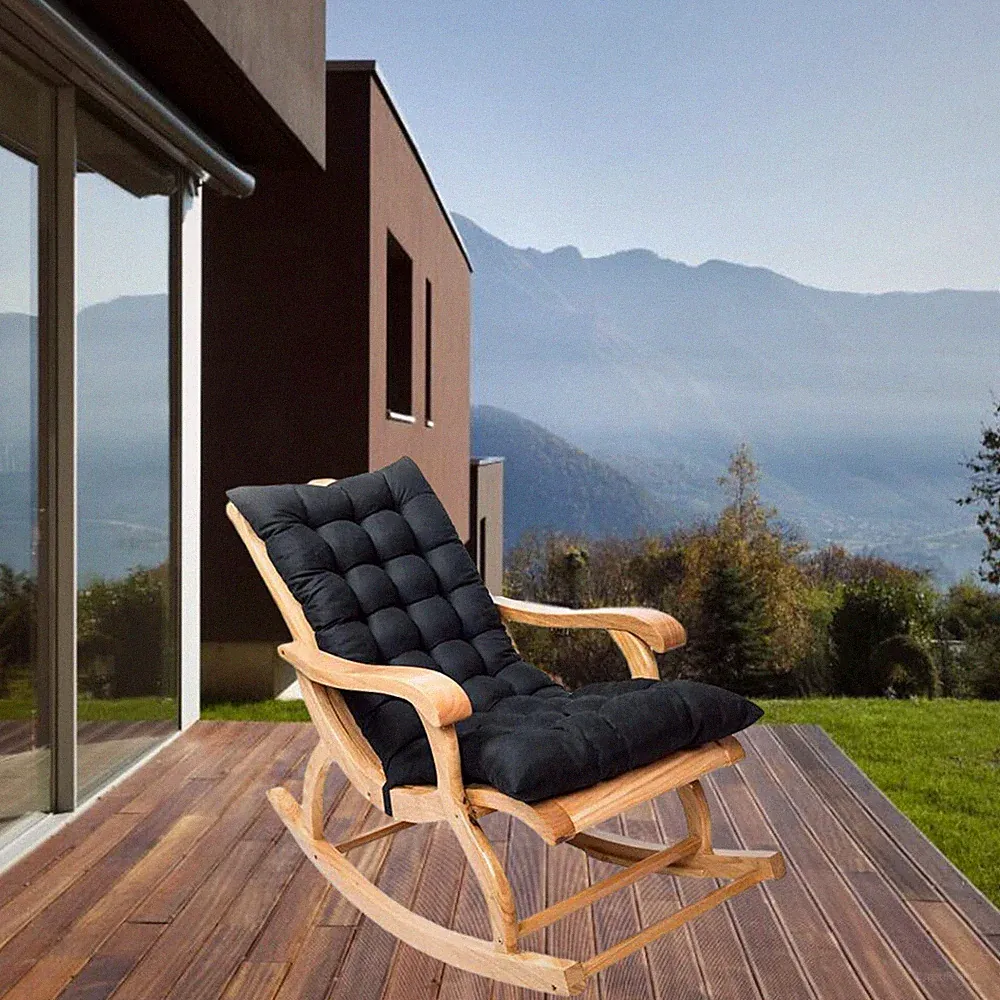 New Suede Sun Lounger Chair Cushions Non Slip New Rocking Chair Cushion Garden R
