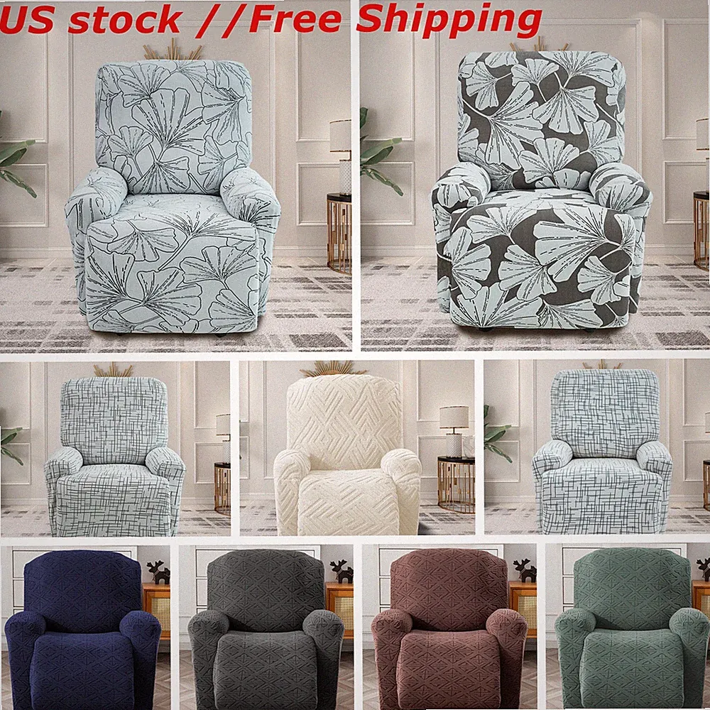 Stretch Recliner Chair Slipcover Pattern Armchair Cover Furniture Protector